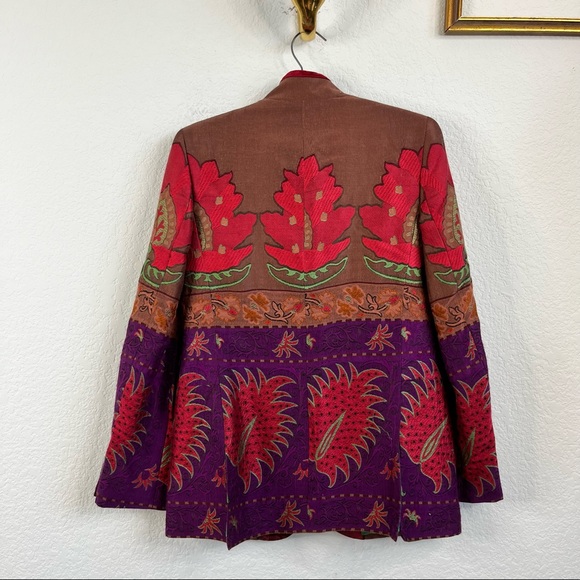 ETRO Western Officer Velvet Blazer Jacket - Picture 5 of 8